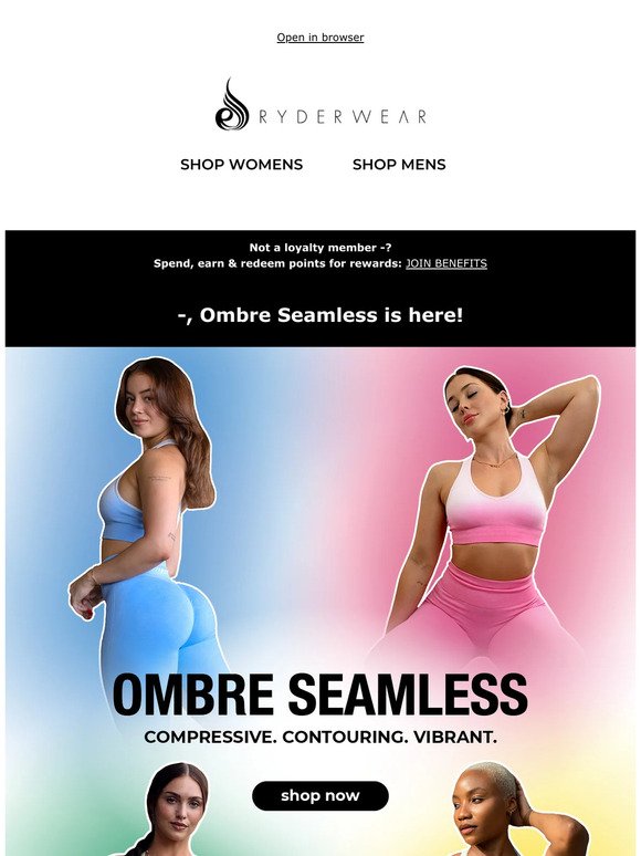 It's here 🔥 Ombre Seamless!