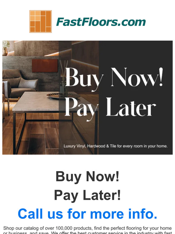 Buy now, pay Later