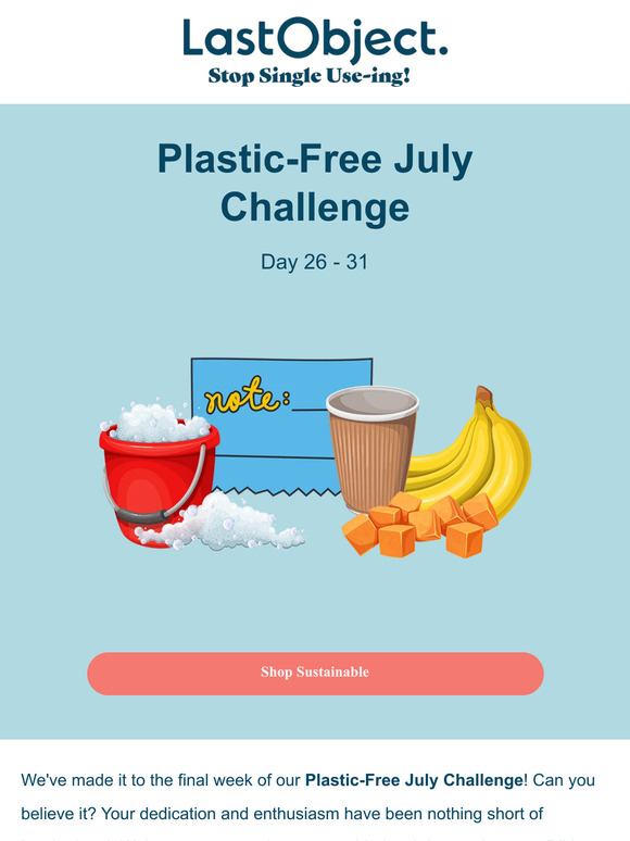 Plastic-Free July Challenge Day  26-31