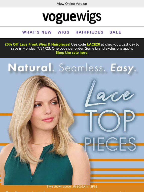 Natural-Looking Lace Toppers To Complete Your Look