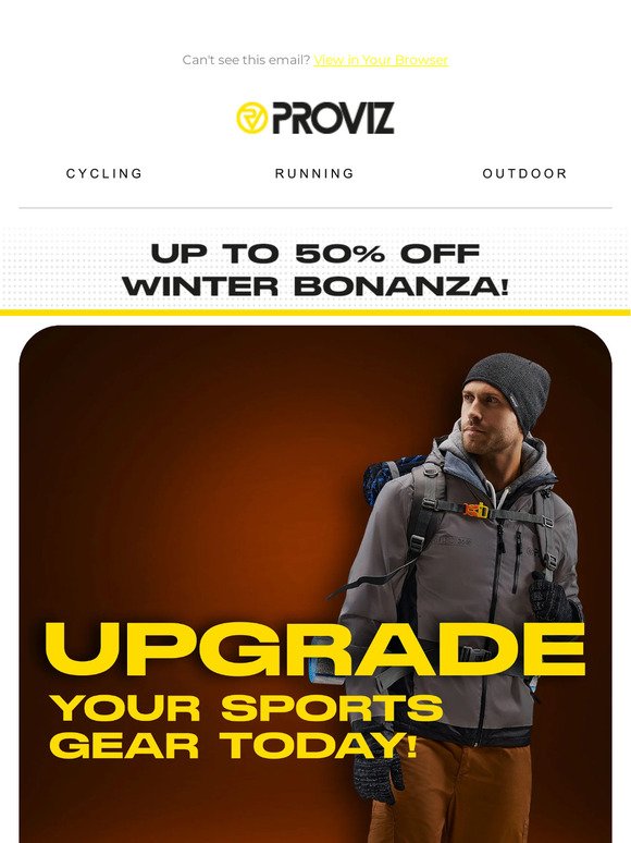 Up to 50% off Winter Bonanza!