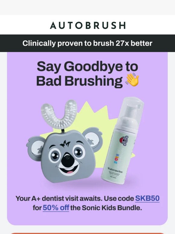 Say Goodbye to Bad Brushing 👋