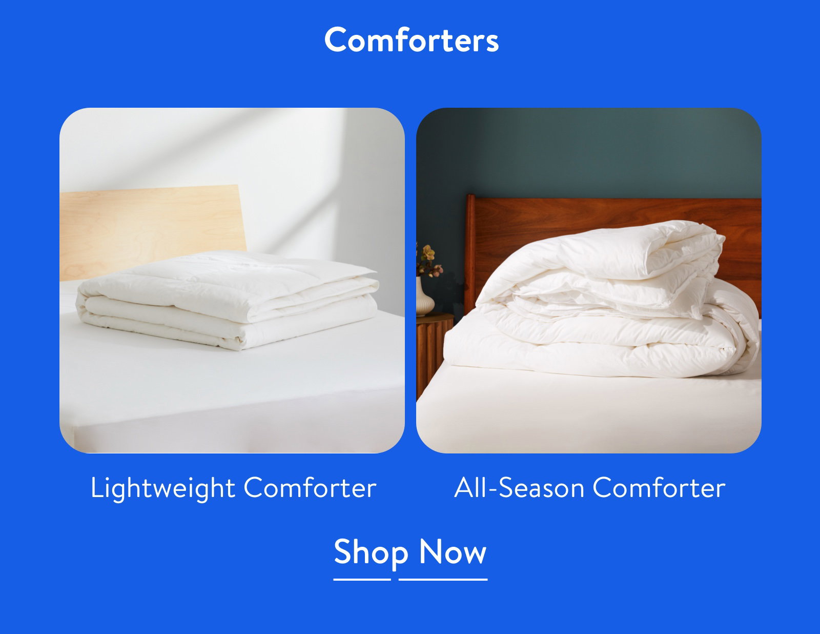 Comforters. Shop now