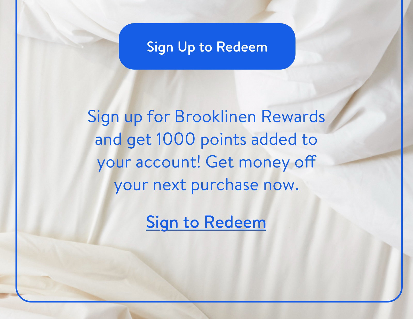 Sign Up To Redeem. We’ve added 1000 bonus points to your account! Get money off your next purchase now.