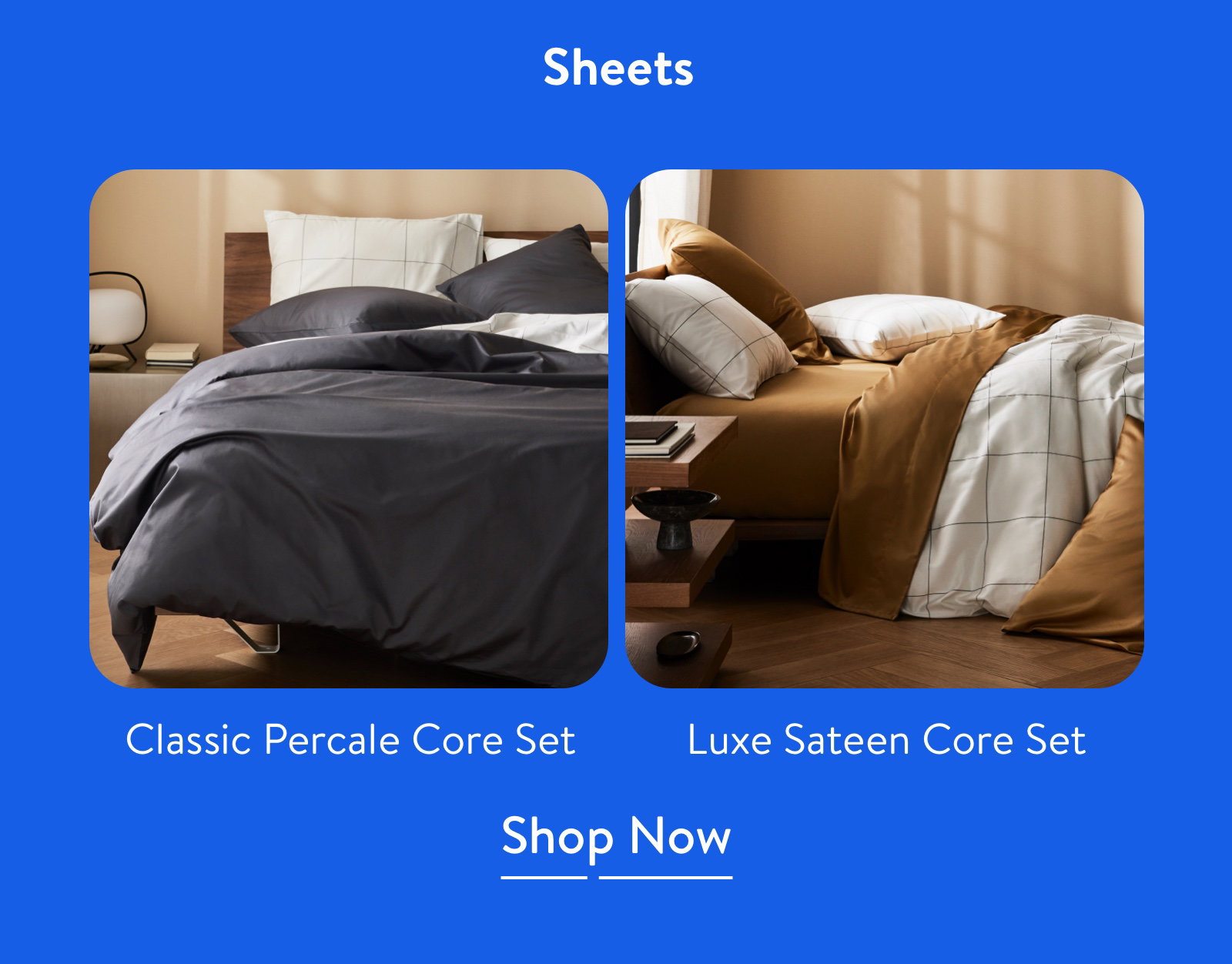 Sheets. Shop now