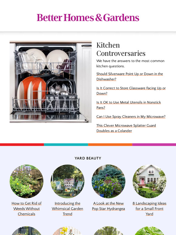 Better Homes and Gardens Should Silverware Point Up or Down in the Dishwasher? Milled