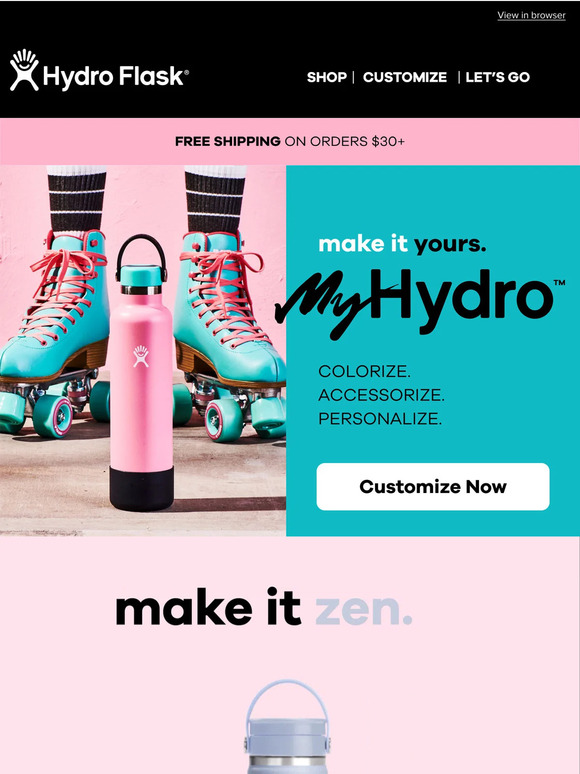 Hydro Flask Bring in 2018 with a limited edition Hydro Flask. Milled