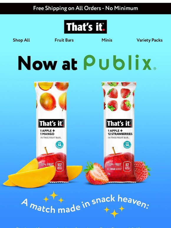That’s it. is now in Publix! 🥳
