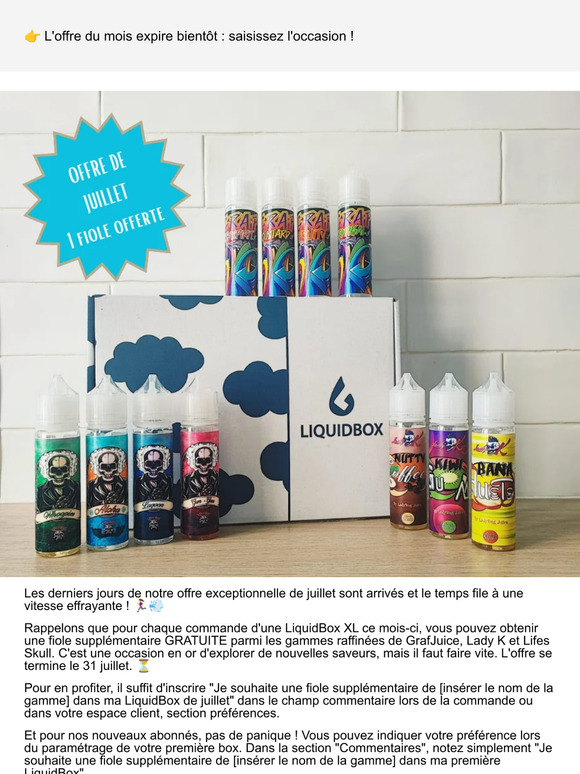 ⏰ Derniers jours pour votre fiole offerte – Agissez maintenant !