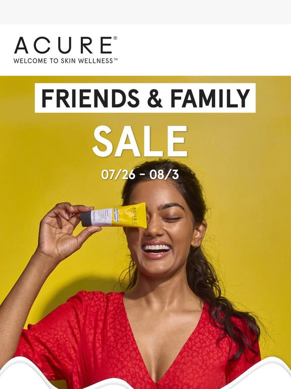 Save 25% Friends & Family Sitewide Sale