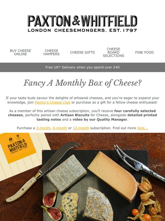 Fancy a monthly box of cheese?