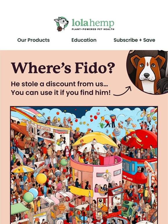 Where's Fido? 🔎