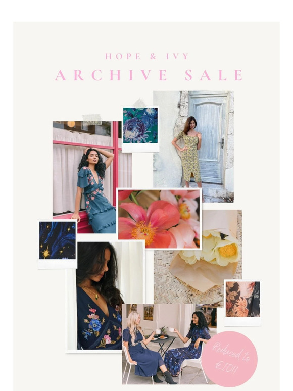 Welcome To Our Archive Sale! 🛍️