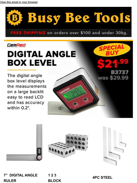 Special Buy - Digital Angle Box Level