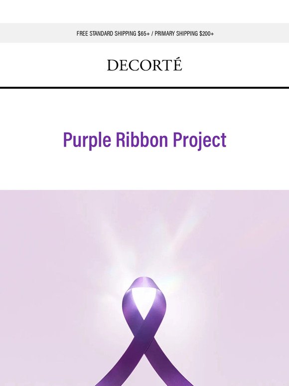 Thank You for Supporting the Purple Ribbon Project