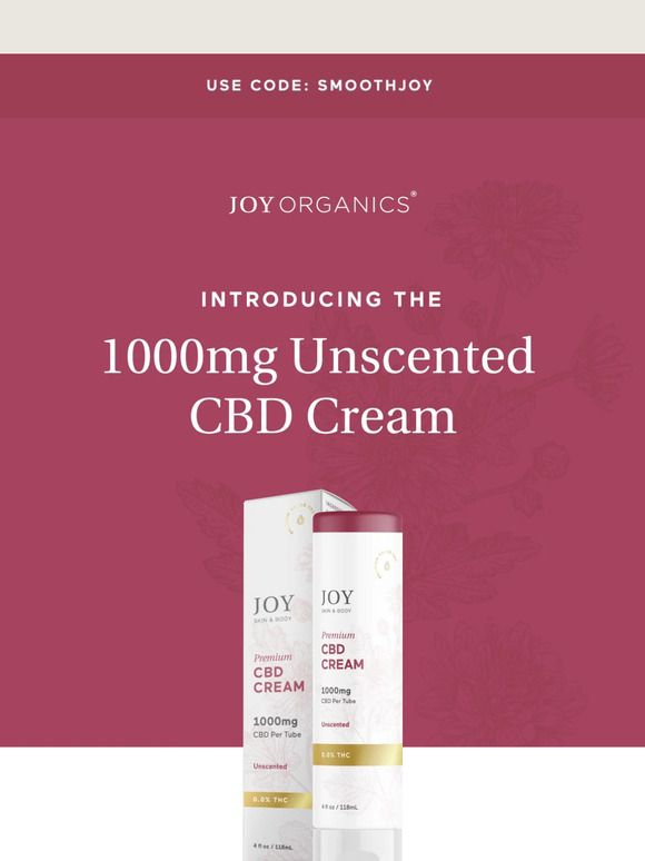 NEW 1000mg Unscented CBD Cream