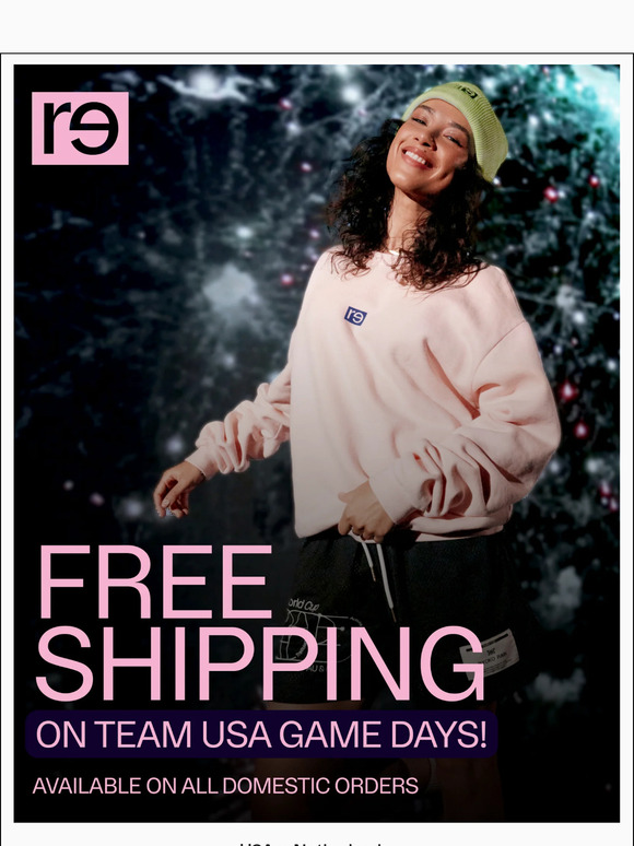 Free Shipping Today! Celebrating USWNT Game Day ⚽ 🇺🇸