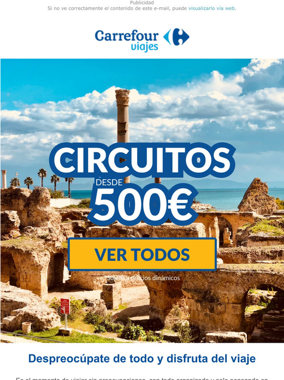 Circuitos desde 500€  ✈️