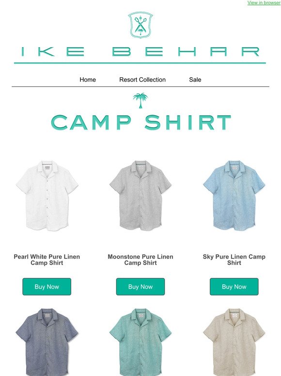 Ike Behar Resort - *NEW* Pure Linen & Quick-Dry Swimwear