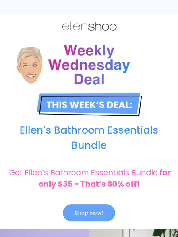 🛍 5 Bathroom Essentials for only $35! - That’s 80% off