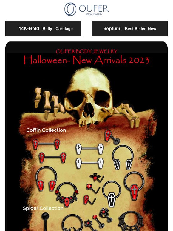 OUFER👻👽👾🤖😈 Halloween New Arrivals are Coming☠