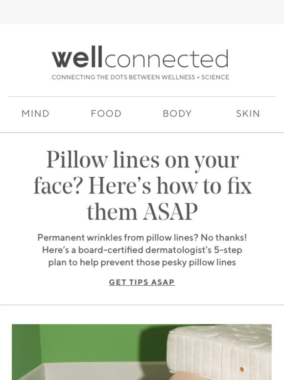 Murad Woke up with pillow lines on your face? Here’s how fix them ASAP