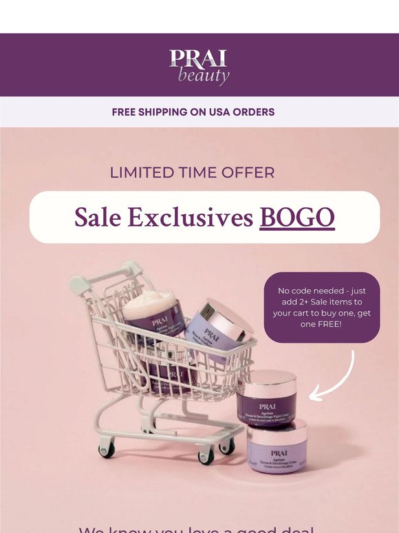 🎉 The BOGO Sale is ON 🛍️