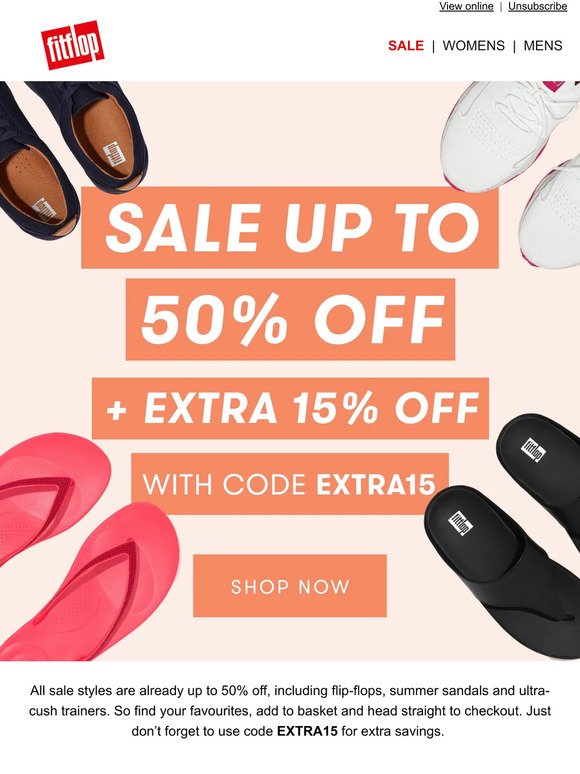 Extra 15% Off Sale Starts NOW