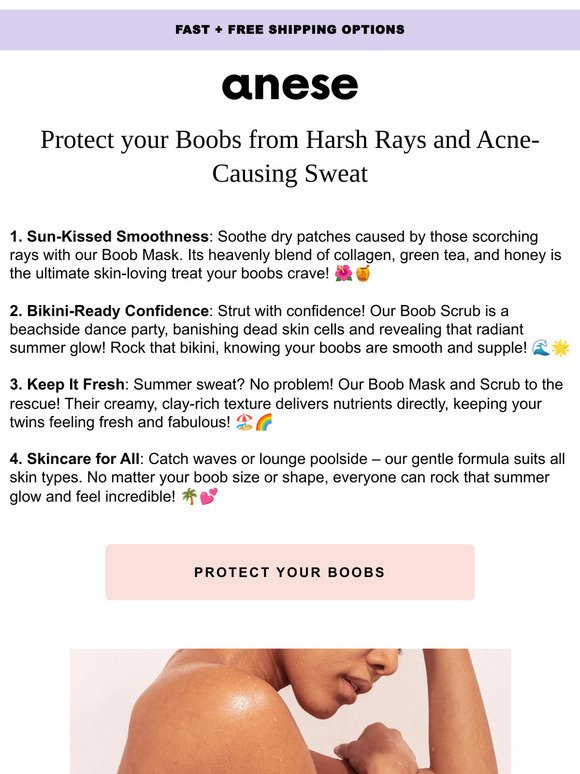 Protect your Boobs from Harsh Rays