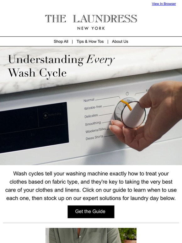 Yep, Washing Machine Cycles Matter