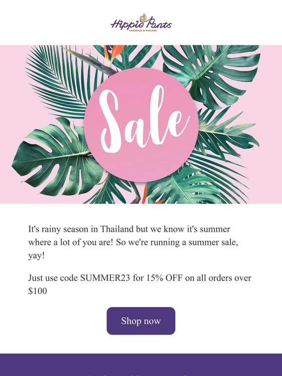 Hold on to Your Flip Flops! It's a Sizzlin' 15% Off Sale 🔥