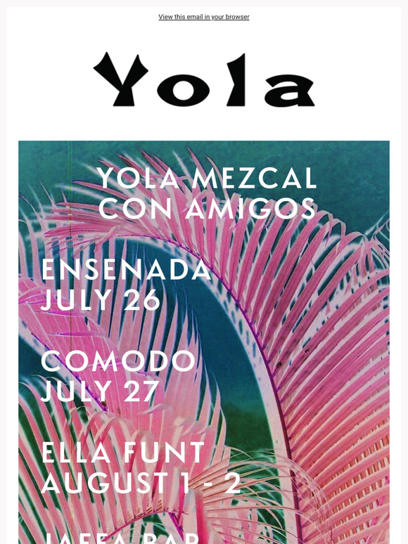 YOU'RE INVITED: SUMMER OF YOLA