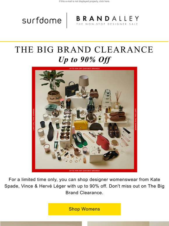 The Big Brand Clearance