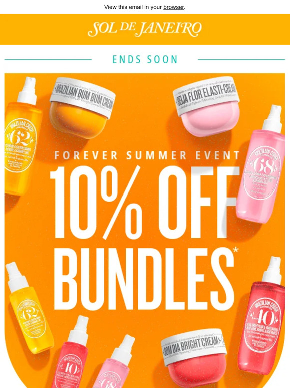 Ends Soon: 10% Off Bundles