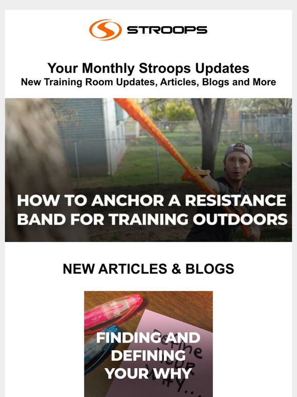 ⭐ Stroops Training Room Monthly Update