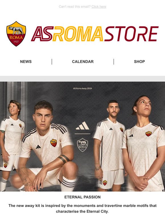 Introducing the new AS Roma away kit 23-24!