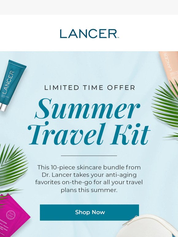 LIMITED TIME OFFER | The Perfect Summer Travel Kit