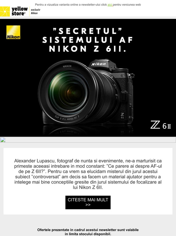 😮"Secretul" sistemului AF Nikon Z6 II