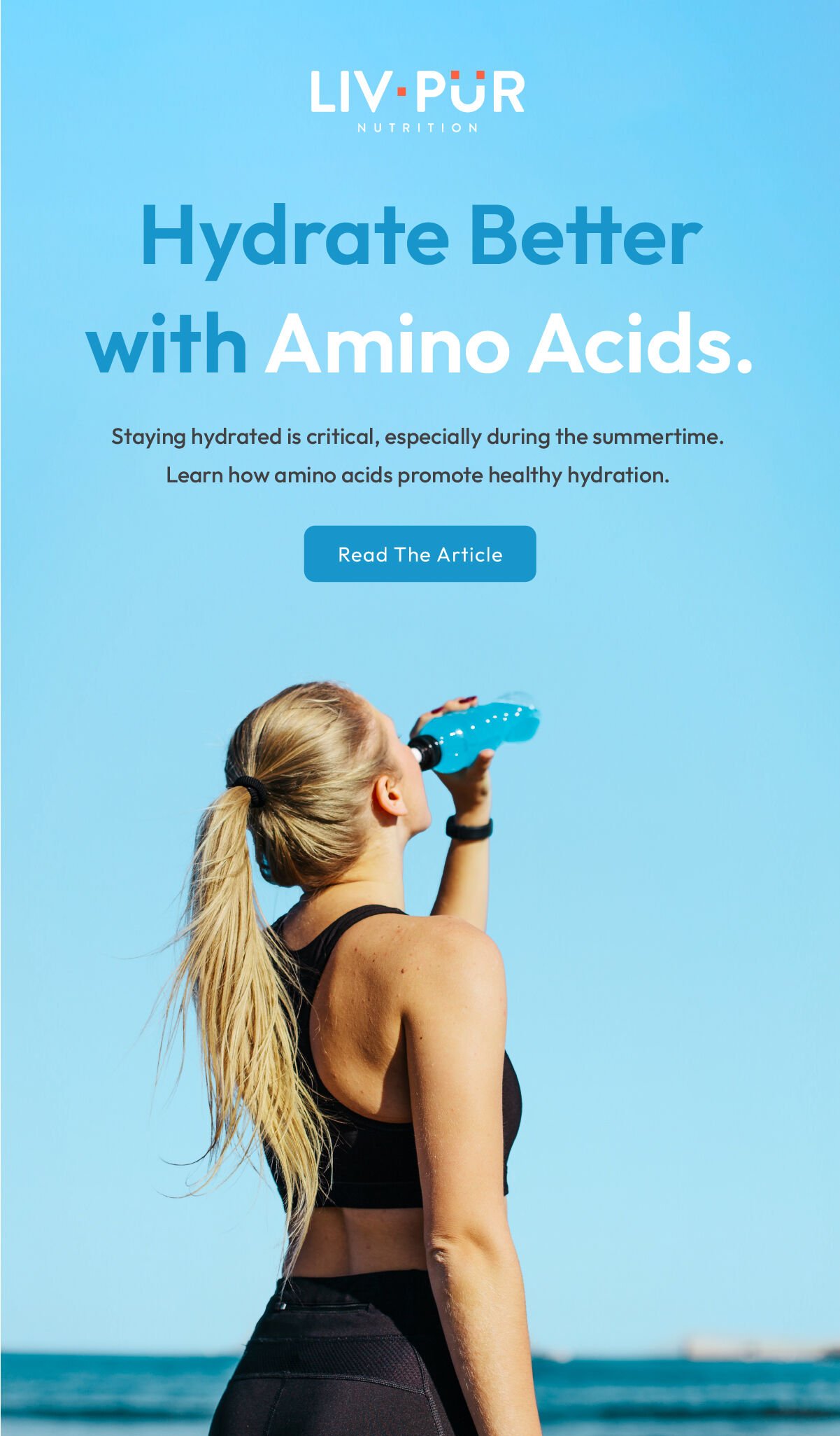 Hydrate Better with Amino Acids