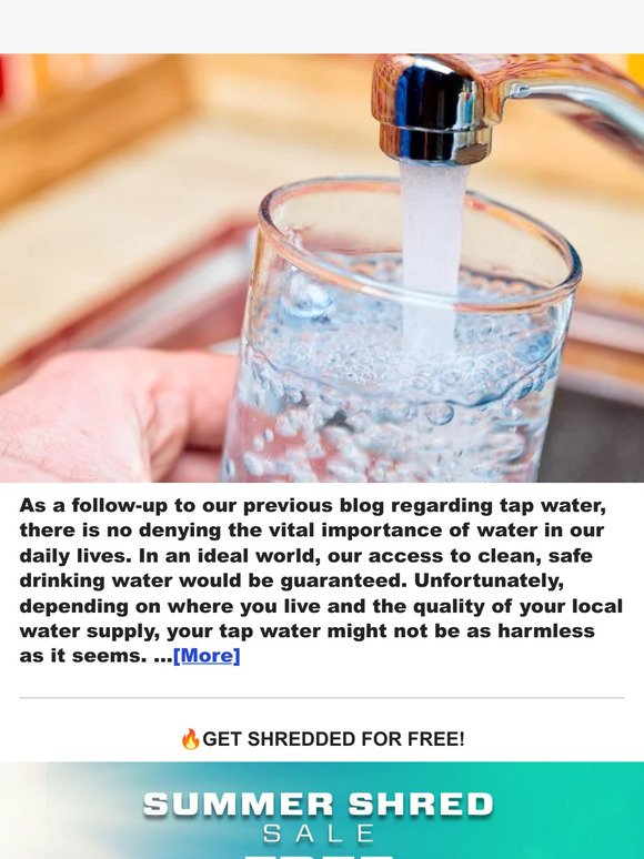 😮 Is Your Tap Water Killing You?