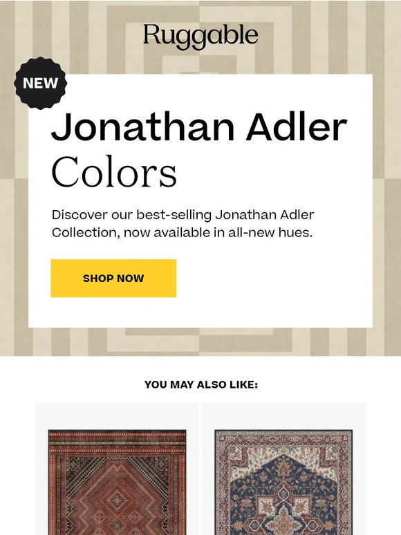 All-New Jonathan Adler Rug Colors Are Here!