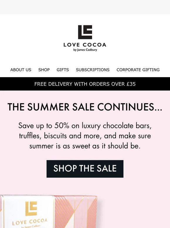 The Summer Sale Continues ☀️