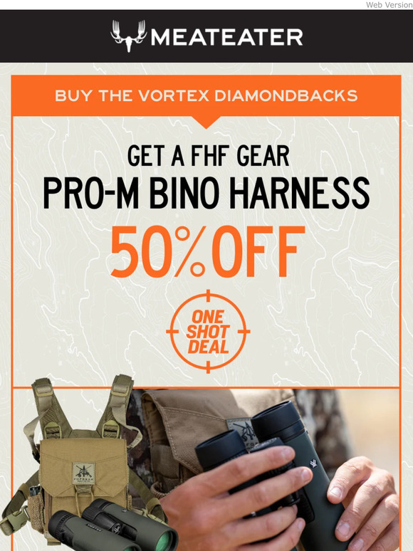 MeatEater 50 OFF FHF Gear ProM Bino Harness Milled