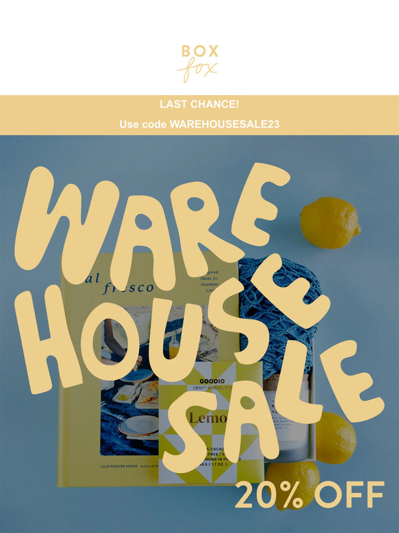 Oak + Fort Warehouse Sale