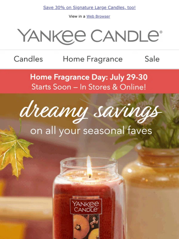 Yankee Candle Company Buy 1, Get 1 FREE Original Large Candles! Milled