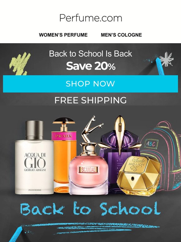 Back to School Is Back: Save 20%