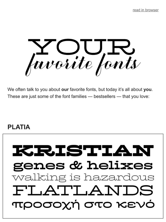 Your Favorite Fonts 🔥🏆