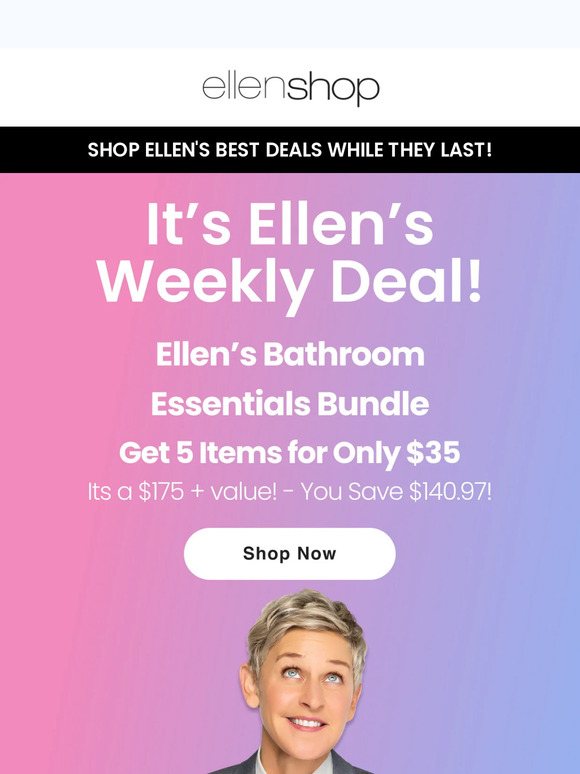 ❤️ Get Ellen's best deal of the week!