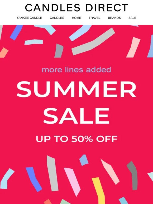 🚨 Summer Sale More Lines Added ! Up To 50% OFF Selected Lines!