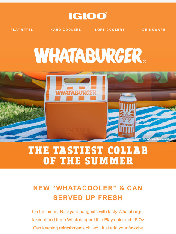 Igloo Coolers That fresh Whataburger collab you’ve been craving.🧊🍔🥤